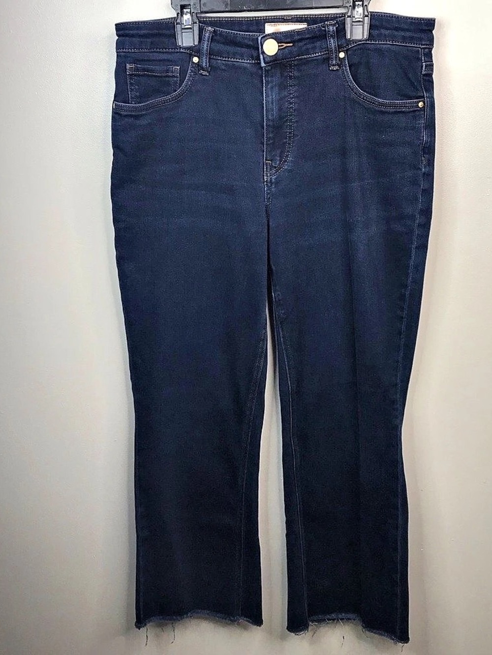 Kut from the Kloth Kelsey Fab Ab Ankle Flare Jeans in Blue Size 8